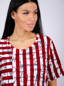 Туника "Манижа" бордо, трикотаж