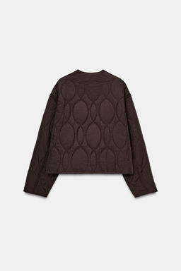 CAZADORA CORTA ACOLCHADA / Marr?n - Zara фото 8