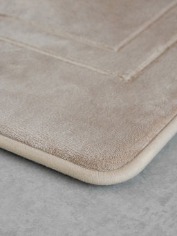 Коврик для туалета 50x60 бежевый полиэстер 100%