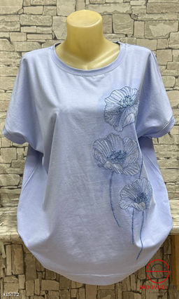 Футболка женская с цветами - Bruno фото 2