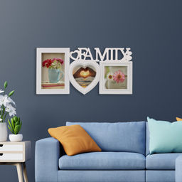 Фоторамка коллаж Семья 36х17 см / EB18304 /уп 72/ 3 фото - ГалеонТрейд фото 2