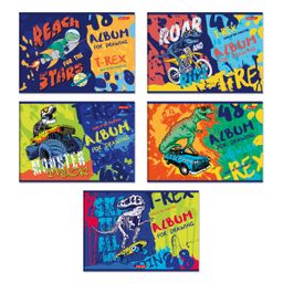 Светоч Альбом для рисования 100 г/м2 A4 29 х 20.5 см 48 л. на скобе 10 шт. 48АЛСК4_000262 Нашествие