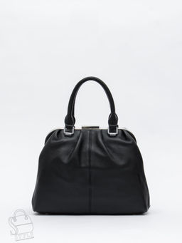 Сумка женская кожаная 9687Y black Polina&Eiterou