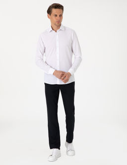 Рубашка Pierre Cardin Ex Slim Fit белая с длинным рукавом
