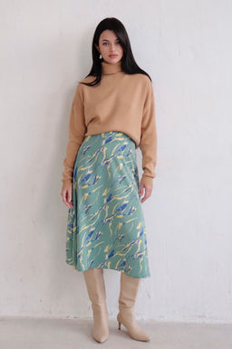 Юбка А-силуэта с принтом - Martichelli фото 62