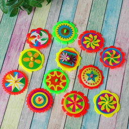 Цена за 12 шт. Волчок Вихрь, цвета МИКС - Simaland фото 2