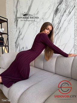 Платье вязаная оверсайз - Bruno фото 3