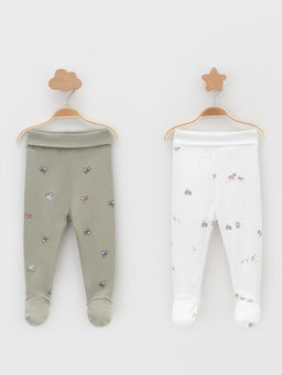 К 400220-2уп/хаки Н031.1,молочный Н103 набор ползунки яс