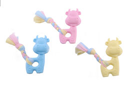 Игрушка-пищалка для собак Коровка в ассортименте 262677