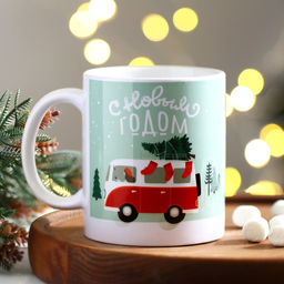 Кружка Новогодний маршрут, 320 мл