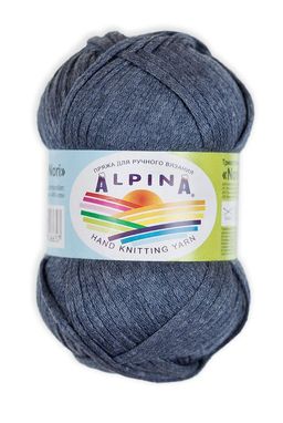 Пряжа ALPINA NORI 56% акрил, 44% хлопок 10 шт. х 50 г 100 м 5 м СК/Распродажа