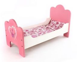 Mary Poppins. Кроватка арт.67114/48375 "Корона" с постелькой (дерево) .*