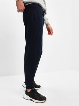 Брюки мужские трикотажные GREG G-TRK-UT03-002K-черно-синий  фото 4