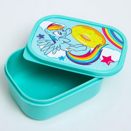 Цена за 2 шт. Ланч-бокс прямоугольный 0.5 л «Радуга Дэш», My little pony