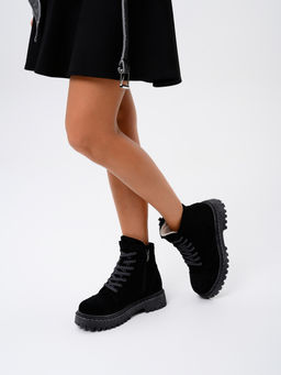 Ботинки EDART 319.22511 gr. Черный замша/шерсть - Ed'art фото 4