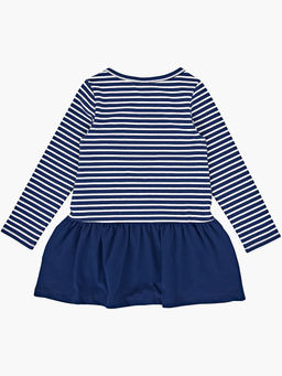 Платье для девочки UD 3958 полоса/синий - Mini maxi фото 4