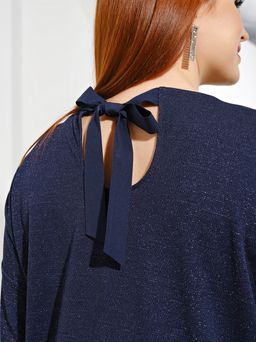 Платье 0050-3 темно-синий