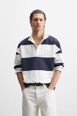STRIPED POLO SHIRT - Zara фото 2