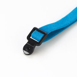 Ошейник кошачий мягкий с бубенчиком, 30 х 1 см, текстиль, голубой - Пижон фото 5