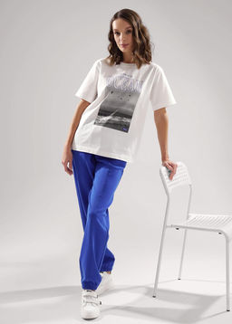 LF25-1163 Футболка женская Морской (ЧЗ) - Clever wear фото 2