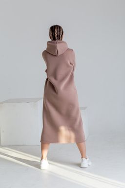 Платье С НАЧЕСОМ футер 3х нитка ПЕНЬЕ - Knitka wear фото 5
