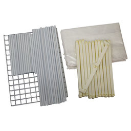 UGH-R30 H190 WHITE/WHITE Парник-стеллаж для рассады, 5 полок, 70x50x190см. Металлическая труба в ПВХ, цвет белый. Тент из армированного полиэтилена 135г/м2, цвет сетки белый. TM ФитоЛето