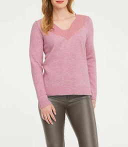 Пуловер, розовый - Linea tesini фото 3