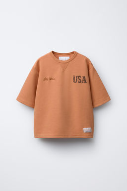 INTERLOCK SLOGAN T-SHIRT