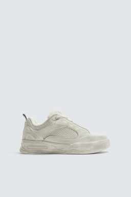 DISTRESSED CHUNKY TRAINERS - Zara фото 9