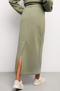 Юбка длинная макси с разрезом 388KHK