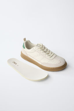 LEATHER BAREFOOT SNEAKERS - Zara фото 4