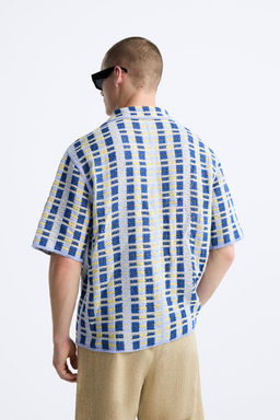 GEOMETRIC CROCHET SHIRT - Zara фото 3