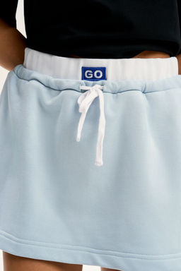 Юбка GO F2005/29-1413.164-170 голубой - Pirs фото 5