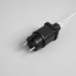 Гирлянда Нить 200 м роса, IP44, серебристая нить, 2000 LED, свечение мульти, 36 В - Luazon lighting фото 6
