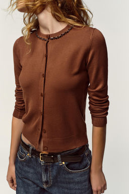 JEWEL CARDIGAN - Zara фото 6