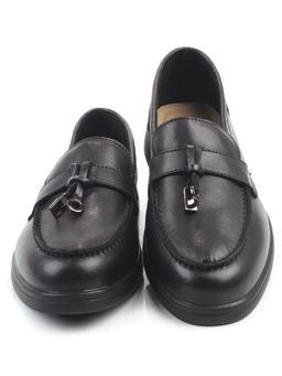 06-DYL138-1 BLACK Туфли женские (натуральная кожа)