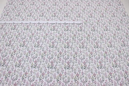 Сатин Ароматный лужок цв.белый, СОРТ2, ш.1.6м, хлопок-100%, 110гр/м.кв - Купава фото 2