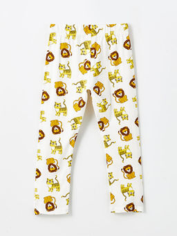 Beli Lastikli Bask?l? Erkek ?ocuk Pijama Alt