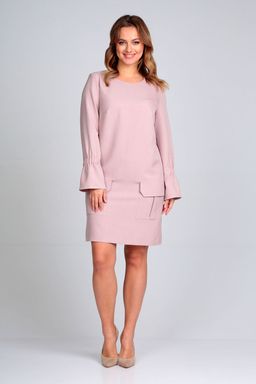 Платье Liona Style 782 пудровый