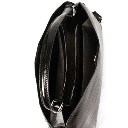 Сумка женская натуральная кожа GU 2033-6632-1, 1отд, плечевой ремень, черный 265826 - Adelia фото 3