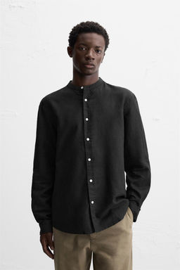 COTTON - LINEN SHIRT - Zara фото 10