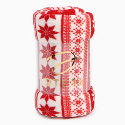 Плед «Этель. Новогодний узор», 150×200 см, корал-флис