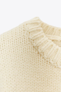 SHORT SLEEVE KNIT SWEATER - Zara фото 7