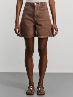 Джинсовые шорты А-силуэта / Zarina  фото 3