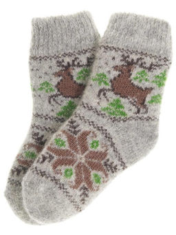 Носки детские "Олень и снежинка" 6573-2