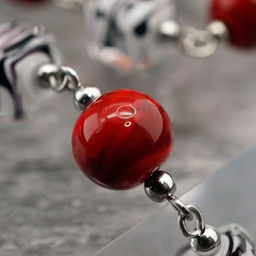 Серьги из муранского стекла SCARLET LAW LS3464