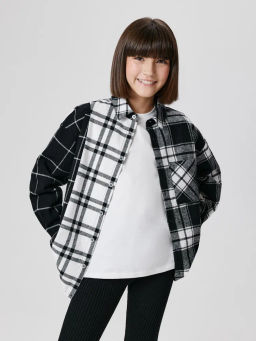 ACOOLA / Блузка детская для девочек Dive черно-белый