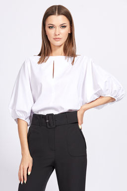 Блузка 2256 белый - Eola фото 15