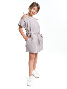 Платье летнее из хлопка UD 7937 св.серый - Mini maxi фото 8