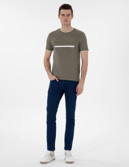 Haki Slim Fit Ti__rt - Pierre cardin фото 4